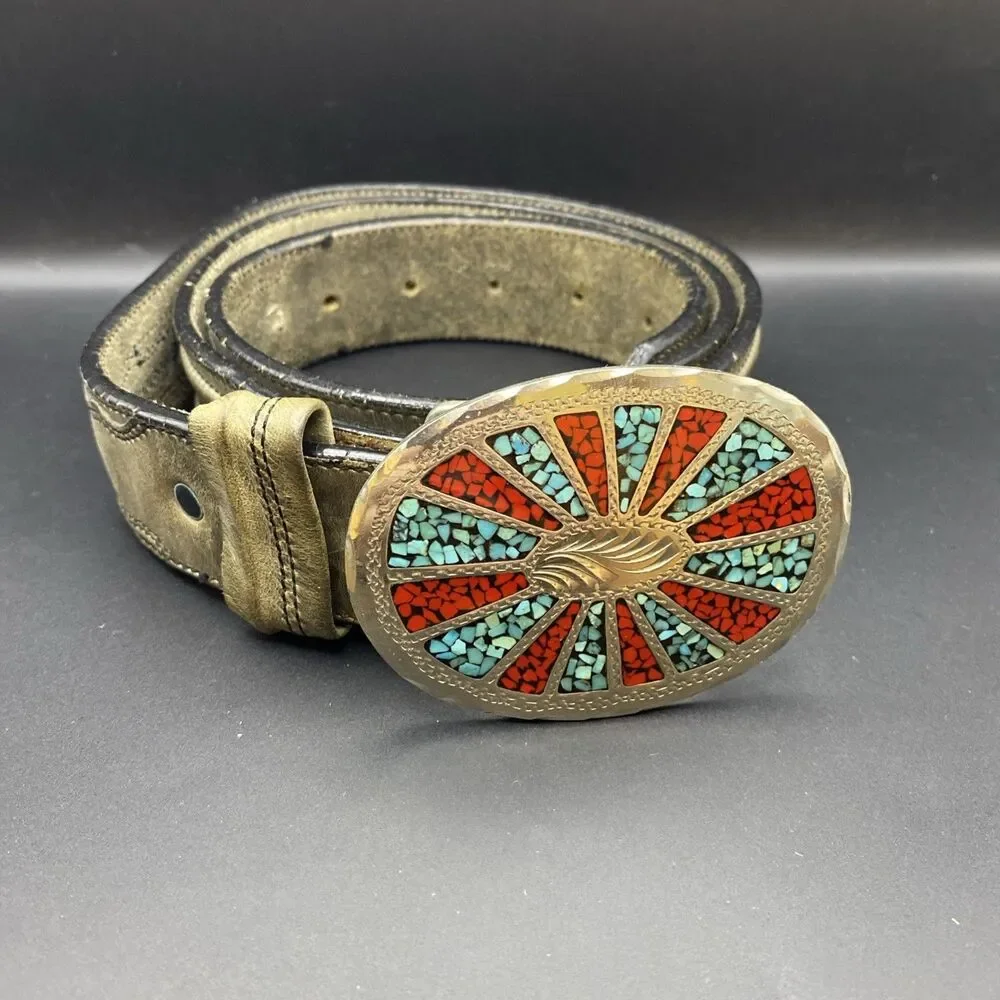 Wil-Aren Originals Leather Belt Hand Made Western Cowgirl